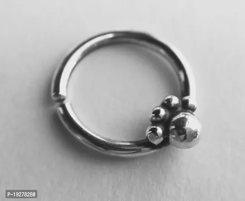 Paw Nose Ring Pet Lover Excellent 925 Sterling Silver Cat Nose Ring-thumb3