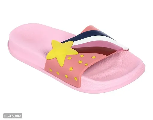 Lil Firestar Slippers For Girls Kids 11 Years to 12 Years _PINK_6UK-thumb0