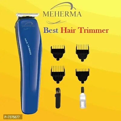 MEHERMA AT-528 Electric Hair and beard trimmer for men Shaver Rechargeable Hair Machine adjustable for men Beard Hair Trimmer,Bal Katne Wala Machine , beard trimmer for men with 4 combs, Lubricant Oil