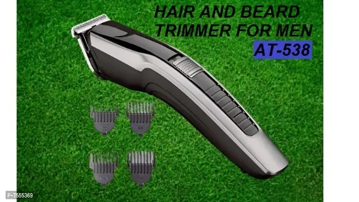 Trimmer for men AT-538 with Chargeable cable with stylish hair cutting capability-thumb0
