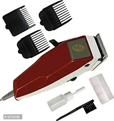 Electric Wired Multifunction Hair Clipper Trimmer For Mens Red FYC-1400-thumb0