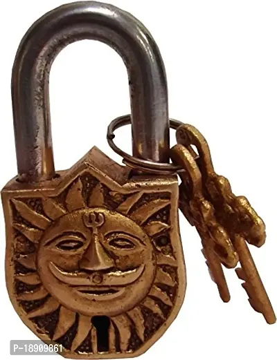 Aesthetic Decors Sun Design Decorative Lock