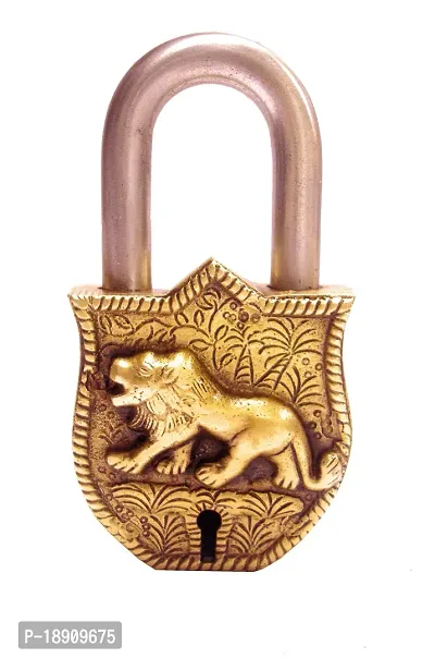 Aesthetic Decors?Lion Design Decorative Lock-thumb3