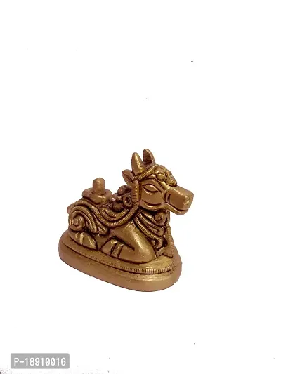 Aesthetic Decors Nandi Sitting On Oval Base-thumb2