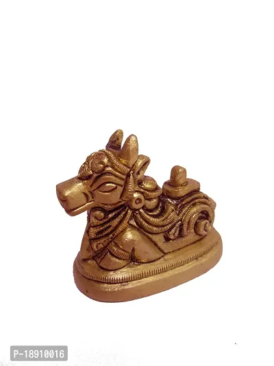 Aesthetic Decors Nandi Sitting On Oval Base-thumb3