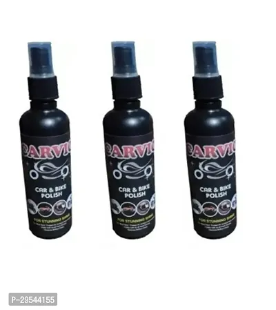 All in One Multipurpose Liquid Polish Black - Pack of 3