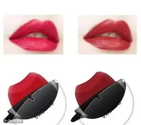 Long Lasting Matte Finish Lip Shaped Lipstick Pack of 2-thumb0