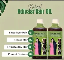 Adivasi Herbal neelgiri hair oil For Hair Norishment Healthy Scalp  Hair Growth 250ML (Pack Of 2)-thumb1