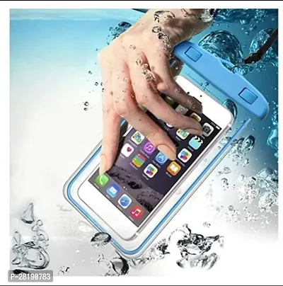 Universal Waterproof SMART MOBILE Protective Pouch for Pool, Beach for All SMART MOBILE- Random Color-thumb0