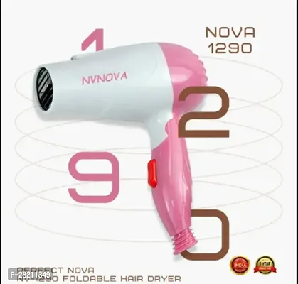 Professional 1290 Foldable Hair dryer with 2 Speed Control for hair Styling-thumb0