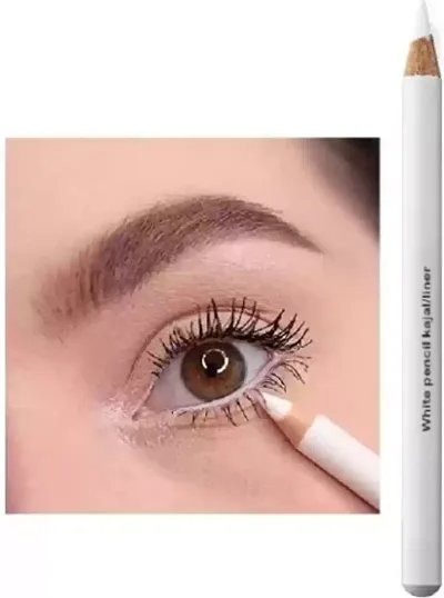 Wiffy ?smudge proof waterproof white kajal & eyeliner pencil??(White, 1.8 g)