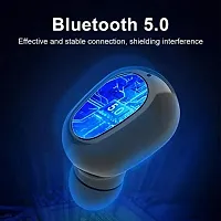 TWS-L21 Bluetooth Stereo Wireless Earphones Premium IPX5 Sweatproof Earbuds 300mAh Battery in-Ear Mini Music headsets Sports with Mic (Black)-thumb1