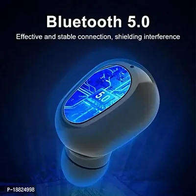TWS-L21 Bluetooth Stereo Wireless Earphones Premium IPX5 Sweatproof Earbuds 300mAh Battery in-Ear Mini Music headsets Sports with Mic (Black)-thumb2