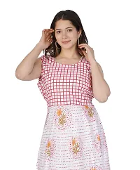 Stunning Checked Cotton Kurta For Women-thumb2