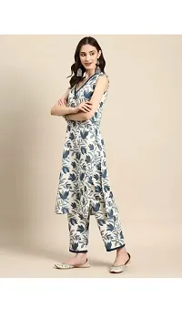 Classic Women's Pure Cotton Straight Printed Kurta with Pant Set-thumb3