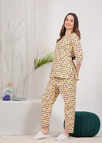 Trendy Classy Cotton Regular Night Suit for Women-thumb2