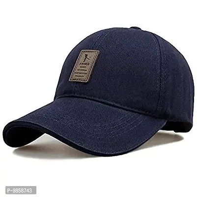 New Vastra Lok EDIKO Blue Color Men's/Boy's Adjustable Snapback Baseball Cap for Hunting, Fishing, Outdoor Activities