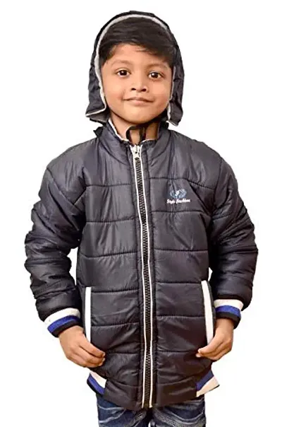 Bandhan- Unisex Kids Riversible / 2 in 1 Stylish Hooded Polyfill Jacket