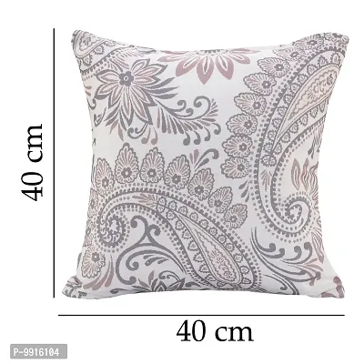 AJS Living Cotton Digital Decorative Print Combo of Cushion Cover, Latest Pattern Home Decor Pillow for Front Sofa Set (16x16 Inch, Design 04)-thumb5