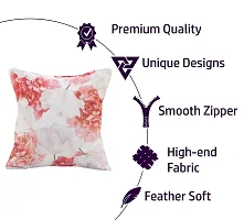 AJS Living Cotton Digital Decorative Print Combo of Cushion Cover, Latest Pattern Home Decor Pillow for Front Sofa Set (16x16 Inch, Design 14)-thumb1