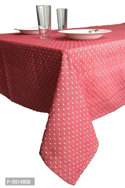 AJS Living Yarn Dyed Woven TC Table Cloth Cover Cotton Mercerised Fabric for Dining Table