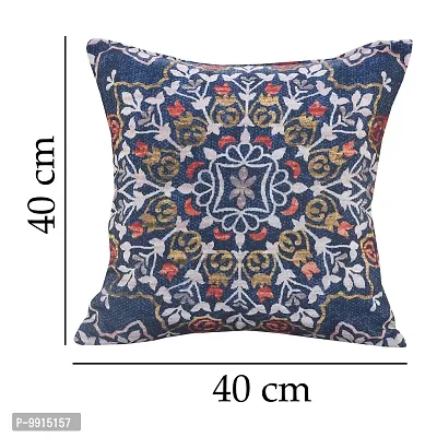 AJS Living Cushion with Cover for Home Office School Chair seat, Digital/Printed Cushion Cover TC - 300, Size - 40 * 40 cm / 16 x 16 Inches-thumb5