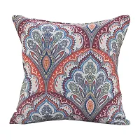 AJS Living Cotton Digital Decorative Print Combo of Cushion Cover with Filler, Latest Pattern Home Decor Pillow for Front Sofa Set (Pack of 4, 16x16 Inch, Design 05)-thumb3