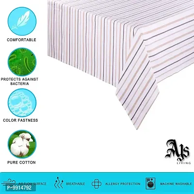 AJS Living Yarn Dyed Woven TC Table Cloth Cover Cotton Mercerised Fabric for Dining Table-thumb2