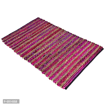 AJS Living Modern Jute Cotton Rug Bedroom, Living Room, Kids Room, Reversible Cotton Jute Floor Rug Carpet Runner for Home-thumb2