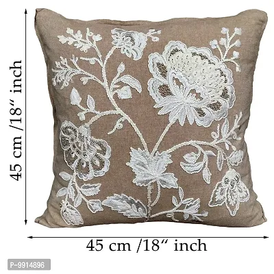 AJS Living 300 TC Cotton Cushion Cover (45 x 45 cm/18 x 18 Inches, Multicolour)-thumb4