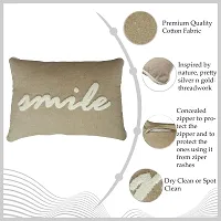 AJS Living Cushion with Cover , Pillow for Home Office School Chair seat, Takiya of Simply Smile Cushions TC - 200, Size - 50 * 30 cm / 20 x 12 Inch-thumb2