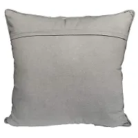 AJS Living Cotton 300 TC Cushion Cover, Standard, Black & Grey-thumb1