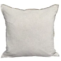 AJS Living Cotton 300 TC Cushion Cover, Standard, White, 1 Pieces-thumb3