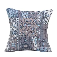 AJS Living Cotton Digital Decorative Print Combo of Cushion Cover, Latest Pattern Home Decor Pillow for Front Sofa Set (16x16 Inch, Design 16)-thumb2