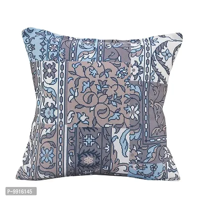 AJS Living Cotton Digital Decorative Print Combo of Cushion Cover, Latest Pattern Home Decor Pillow for Front Sofa Set (16x16 Inch, Design 16)-thumb3