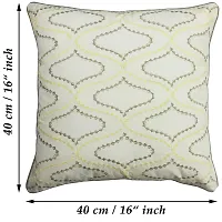 AJS Living Cushion with Cover , Pillow for Home Office School Chair seat, TC - 300, Size - 16 x 16 inch-thumb3