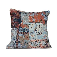 AJS Living Cotton Digital Decorative Print Combo of Cushion Cover with Filler, Latest Pattern Home Decor Pillow for Front Sofa Set (Pack of 4, 16x16 Inch, Design 01)-thumb2