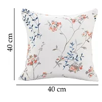 AJS Living Cotton Digital Decorative Print Combo of Cushion Cover with Filler, Latest Pattern Home Decor Pillow for Front Sofa Set (16x16 Inch, Design 03)-thumb3