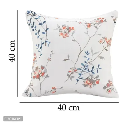 AJS Living Cotton Digital Decorative Print Combo of Cushion Cover with Filler, Latest Pattern Home Decor Pillow for Front Sofa Set (16x16 Inch, Design 03)-thumb4