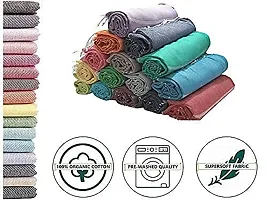 AJS Living Large Turkish Peshtemal Bath Towel - Hammam Towel Ideal for Sauna, Spa, Yoga, and Beach ? XXL Oversized 80 x 180 cm Hammam Wrap, Soft, Thin and Light, White & Blue-thumb4