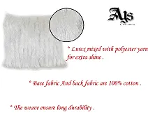 AJS Living 16""X 16"" Shaggy Plush Faux Fur Pillow Covers Fluffy Soft Soild Decorative Pillow Cushion Case for Bed Couch, Grey-thumb4