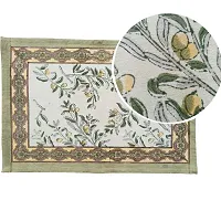 AJS Living Kitchen Dining Placemats Set for Dinner Table Pure Cotton with Unique Design Place Mat in Multi Colour, Pack of 4 Piece/Seater, Size 14 X 18 Inch-thumb4