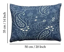 AJS Living Cotton Digital Decorative Print Combo of Cushion Cover, Latest Pattern Home Decor Pillow for Front Sofa Set (14 X 20 Inch, Design 20)-thumb2