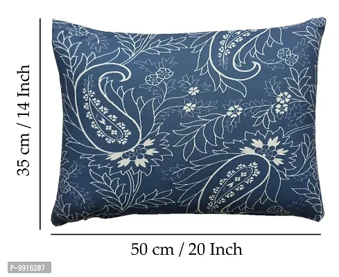 AJS Living Cotton Digital Decorative Print Combo of Cushion Cover, Latest Pattern Home Decor Pillow for Front Sofa Set (14 X 20 Inch, Design 20)-thumb3