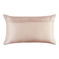 AJS LIVING Polycotton Cushion with Cover, Pillow Chair seat, Takiya of Blush Cushion with Foil Print  Bead Work Cushions TC - 200, Size - 12 X 20 Inch, Multicolor-thumb3