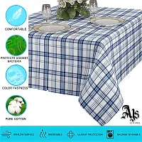 AJS Living Yarn Dyed Woven TC Table Cloth Cover Cotton Mercerised Fabric for Dining Table-thumb1