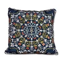 AJS Living Cotton Digital Decorative Print Combo of Cushion Cover with Filler, Latest Pattern Home Decor Pillow for Front Sofa Set (Pack of 4, 16x16 Inch, Design 06)-thumb1