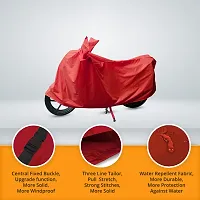 CARMATE Two Wheeler Cover for Bajaj Pulsar 220F - (Red)-thumb3