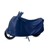 CARMATE Two Wheeler Cover for Kawasaki KLX 110 - (Blue)-thumb1