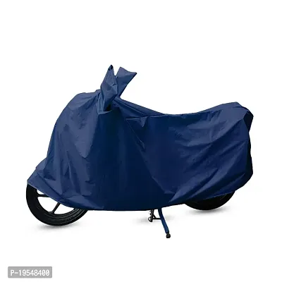 CARMATE Two Wheeler Cover for Kawasaki KLX 110 - (Blue)-thumb2